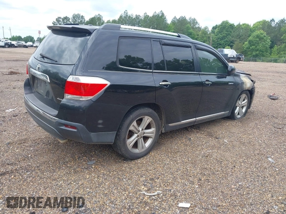 2012 Toyota Highlander Limited with VIN 5TDDK3EH0CS144483, listed as a IAAI auction lot 42183538 with Not provided miles and . Bid and sale history available at DreamBid. Image 4.