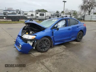 2021 Subaru WRX Premium with VIN JF1VA1C66M9818199, listed as a Copart auction lot 44998575 with 0 mi miles and Salvage Title. Bid and sale history available at carsss.com. Image 1.