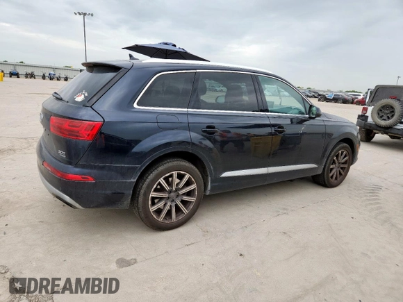 2017 Audi Q7 Premium Plus with VIN WA1LAAF71HD025184, listed as a Copart auction lot 63401355 with 109,933 mi miles and Clean title. Bid and sale history available at DreamBid. Image 3.