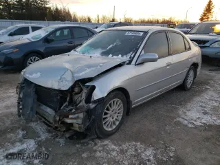 2004 Honda Civic LX with VIN 2HGES16634H904817, listed as a Copart auction lot 87169894 with 0 mi miles and Salvage Title. Bid and sale history available at carsss.com. Image 1.