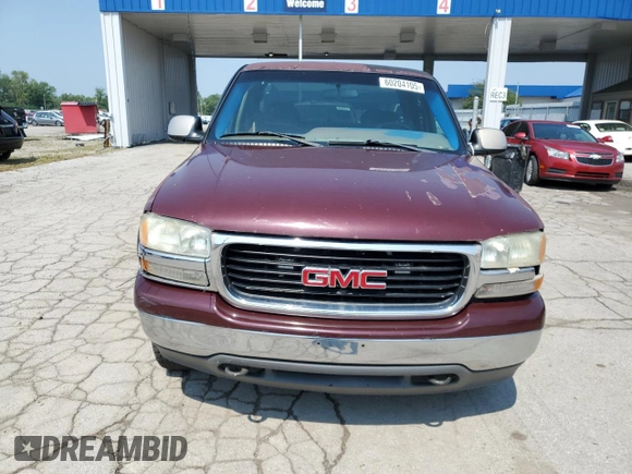 2001 GMC Sierra 1500 SLE with VIN 1GTEK19T71E172257, listed as a Copart auction lot 60204105 with 244,741 mi miles and Clean title. Bid and sale history available at DreamBid. Image 5.