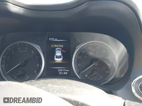 2018 Infiniti Q50 Luxe with VIN JN1EV7AR0JM433294, listed as a IAAI auction lot 41742303 with 62,217 mi miles and . Bid and sale history available at DreamBid. Image 7.