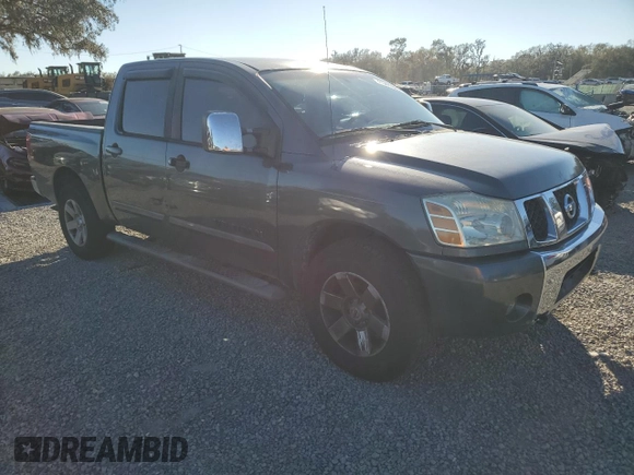 2007 Nissan Titan XE with VIN 1N6BA07A17N243282, listed as a Copart auction lot 41391925 with 158,843 mi miles and Salvage Title. Bid and sale history available at carsss.com. Image 4.