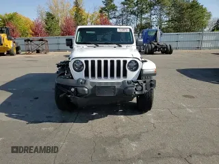 2021 Jeep Wrangler Unlimited Sport Altitude with VIN 1C4HJXDG1MW607186, listed as a Copart auction lot 76136914 with 37,242 mi miles and Salvage Title. Bid and sale history available at carsss.com. Image 12.
