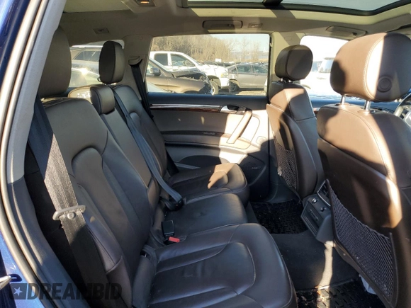 2015 Audi Q7 3.0T Premium Plus with VIN WA1LGAFE4FD027621, listed as a Copart auction lot 72952952 with 74,810 mi miles. Bid and sale history available at carsss.com. Image 11.