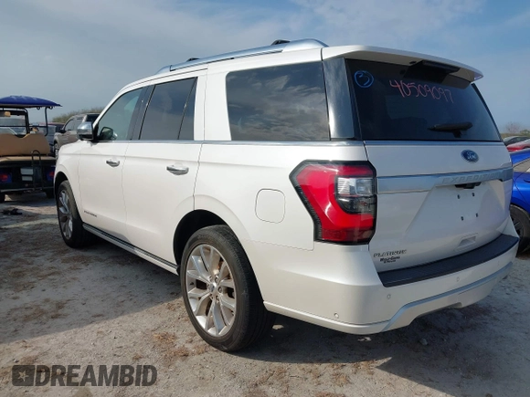 2018 Ford Expedition Platinum with VIN 1FMJU1LT3JEA51867, listed as a IAAI auction lot 40509097 with 1 mi miles. Bid and sale history available at carsss.com. Image 3.
