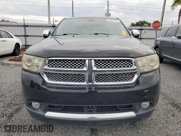 2012 Dodge Durango Citadel with VIN 1C4SDHET7CC240213, listed as a Copart auction lot 81023064 with 92,252 mi miles and Salvage title. Bid and sale history available at DreamBid. Image 5.