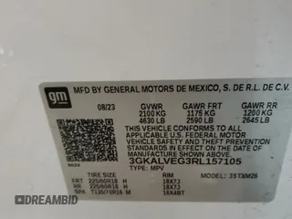 2024 GMC Terrain SLT с VIN 3GKALVEG3RL157105, выставлен на аукционе Copart как лот 58046825 с пробегом 32 700 миль миль и На запчасти • Non repairable. История ставок и продаж доступна на DreamBid. Изображение 14.