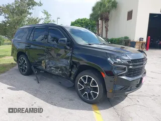2023 Chevrolet Tahoe RST с VIN 1GNSCRKD2PR107150, выставлен на аукционе IAAI как лот 39049156 с пробегом 40 956 миль миль и . История ставок и продаж доступна на DreamBid. Изображение 1.