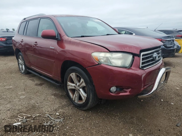 2009 Toyota Highlander Sport z VIN JTEES43A692116005, wystawiony jako Copart lot #66279264 z przebiegiem 129 139 mil mil oraz Szkoda całkowita • Salvage title. Historia ofert i sprzedaży dostępna na DreamBid. Obrazek 4.
