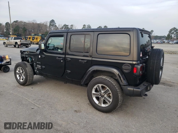 2023 Jeep Wrangler Sahara with VIN 1C4HJXEN3PW505342, listed as a Copart auction lot 49011955 with 54,690 mi miles and Salvage Title. Bid and sale history available at carsss.com. Image 2.