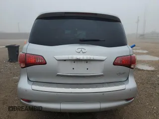 2017 Infiniti QX80 with VIN JN8AZ2NC0H9430079, listed as a Copart auction lot 54515715 with 132,799 mi miles and Salvage title. Bid and sale history available at DreamBid. Image 6.