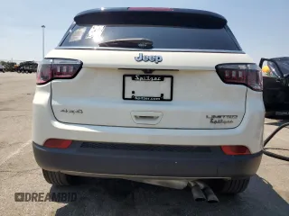 2020 Jeep Compass Limited z VIN 3C4NJDCB7LT116942, wystawiony jako Copart lot #59010775 z przebiegiem 74 888 mil mil oraz Czysty tytuł • Clean title. Historia ofert i sprzedaży dostępna na DreamBid. Obrazek 6.