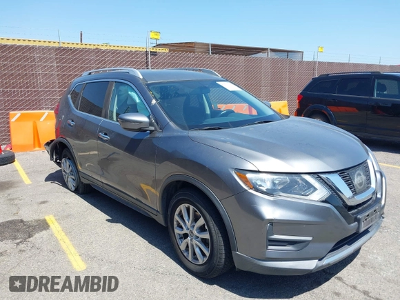 2017 Nissan Rogue SV with VIN KNMAT2MT9HP588530, listed as a IAAI auction lot 42560615 with 87,265 mi miles and . Bid and sale history available at DreamBid. Image 1.
