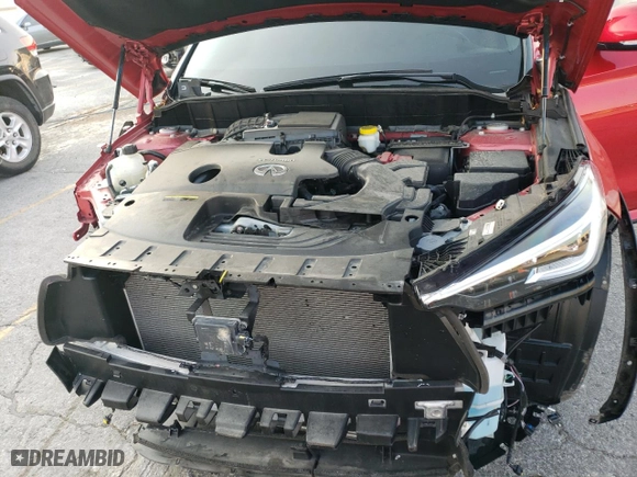 2023 Infiniti QX50 SENSORY with VIN 3PCAJ5EB4PF110411, listed as a Copart auction lot 74981644 with 16,356 mi miles and Salvage Title. Bid and sale history available at carsss.com. Image 11.