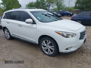 2014 Infiniti QX60 z VIN 5N1AL0MM9EC531322, wystawiony jako IAAI lot #42321651 z przebiegiem 118 725 mil mil oraz . Historia ofert i sprzedaży dostępna na DreamBid. Obrazek 1.