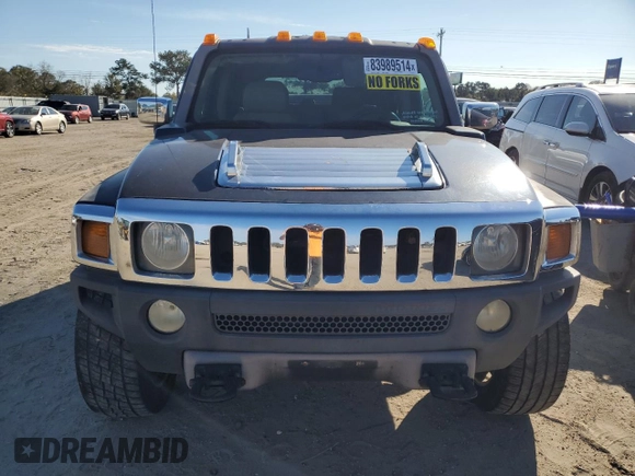 2007 Hummer H3 SUV with VIN 5GTDN13E978101610, listed as a Copart auction lot 83989514 with 224,987 mi miles and Clean Title. Bid and sale history available at carsss.com. Image 5.