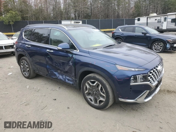 2023 Hyundai Santa Fe Limited with VIN 5NMS44AL9PH489988, listed as a Copart auction lot 48791795 with 78,843 mi miles and Salvage Title. Bid and sale history available at carsss.com. Image 4.