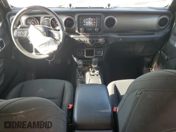 2021 Jeep Wrangler Unlimited Willys with VIN 1C4HJXDN9MW523180, listed as a Copart auction lot 52513505 with 106,130 mi miles and Salvage title. Bid and sale history available at DreamBid. Image 8.