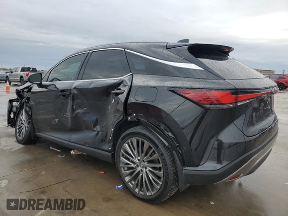 2024 Lexus RX with VIN 2T2BAMBA4RC030832, listed as a Copart auction lot 84024924 with 12,605 mi miles and Salvage Title. Bid and sale history available at carsss.com. Image 2.
