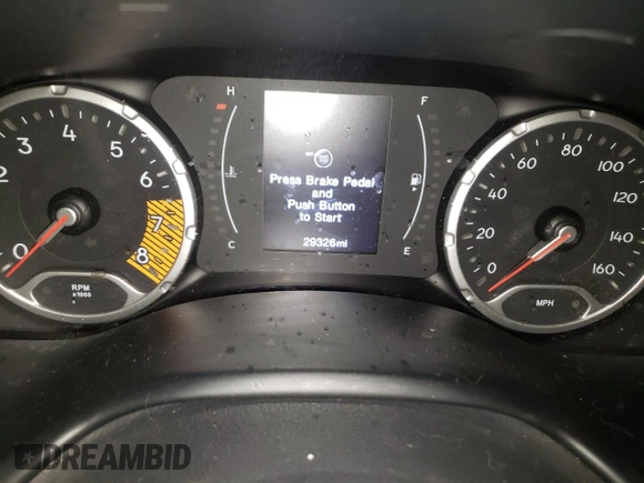 2021 Jeep Renegade Sport with VIN ZACNJDAB8MPM23643, listed as a Copart auction lot 56010835 with 29,326 mi miles and Salvage title. Bid and sale history available at DreamBid. Image 9.