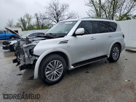 2022 Nissan Armada SL with VIN JN8AY2BB1N9810882, listed as a Copart auction lot 51917545 with 72,080 mi miles and Salvage Title. Bid and sale history available at carsss.com. Image 1.