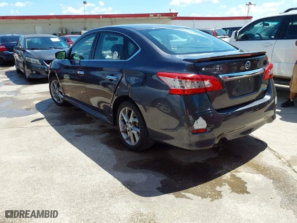 2014 Nissan Sentra SV with VIN 3N1AB7AP4EY243314, listed as a IAAI auction lot 42101060 with 185,491 mi miles. Bid and sale history available at carsss.com. Image 3.