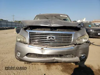 2012 Infiniti QX56 8-passenger with VIN JN8AZ2ND8C9715162, listed as a Copart auction lot 71669624 with 0 mi miles and Salvage Title. Bid and sale history available at carsss.com. Image 5.