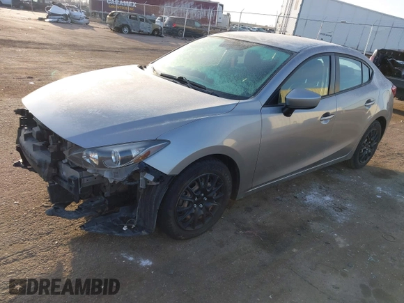 2015 Mazda 3 i Sport with VIN 3MZBM1U74FM214972, listed as a IAAI auction lot 41639561 with 157,597 mi miles. Bid and sale history available at carsss.com. Image 2.