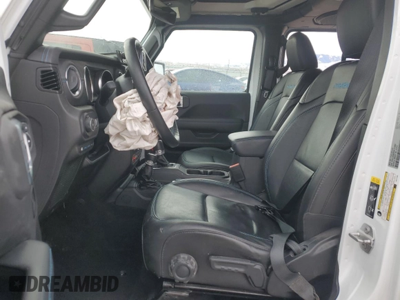 2022 Jeep Wrangler Unlimited Rubicon with VIN 1C4JJXR62NW171080, listed as a Copart auction lot 45918595 with Not provided miles and Salvage title. Bid and sale history available at DreamBid. Image 7.