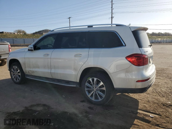 2014 Mercedes-Benz GL 450 z VIN 4JGDF7CE0EA395164, wystawiony jako Copart lot #51081185 z przebiegiem 92 321 mil mil oraz Szkody całkowita. Historia ofert i sprzedaży dostępna na DreamBid. Obrazek 2.