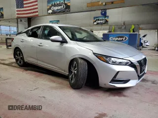 2020 Nissan Sentra SV z VIN 3N1AB8CV1LY213122, wystawiony jako Copart lot #52710185 z przebiegiem 53 471 mil mil oraz Szkody całkowita. Historia ofert i sprzedaży dostępna na DreamBid. Obrazek 4.