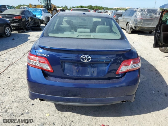 2011 Toyota Camry LE with VIN 4T1BF3EK9BU606732, listed as a Copart auction lot 51636845 with 132,429 mi miles and Salvage Title. Bid and sale history available at carsss.com. Image 6.