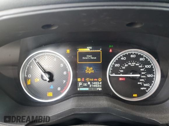 2022 Subaru Forester Limited with VIN JF2SKAPC8NH428501, listed as a Copart auction lot 65757575 with 21,463 mi miles and Salvage title. Bid and sale history available at DreamBid. Image 9.