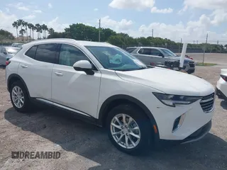 2021 Buick Envision Preferred with VIN LRBAZLR44MD073242, listed as a IAAI auction lot 41947075 with 31,335 mi miles and . Bid and sale history available at DreamBid. Image 1.