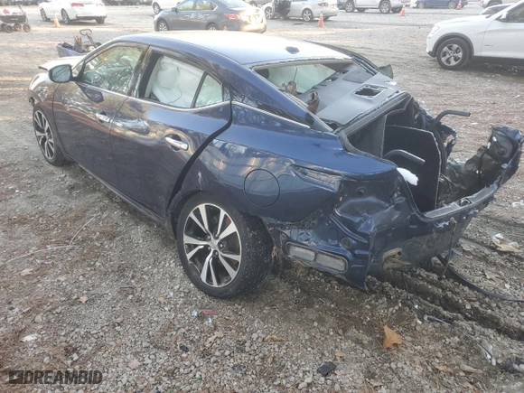 2018 Nissan Maxima Platinum with VIN 1N4AA6AP3JC375872, listed as a Copart auction lot 39984154 with 0 mi miles and Salvage Title. Bid and sale history available at carsss.com. Image 2.