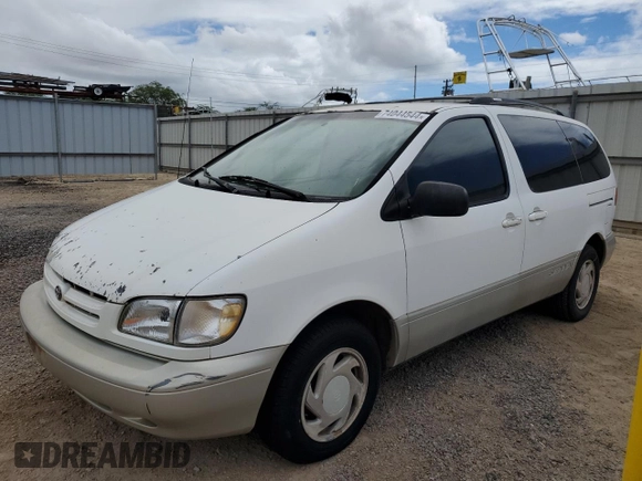 1999 Toyota Sienna LE with VIN 4T3ZF13C4XU134680, listed as a Copart auction lot 74044544 with 127,954 mi miles and Clean Title. Bid and sale history available at carsss.com. Image 1.