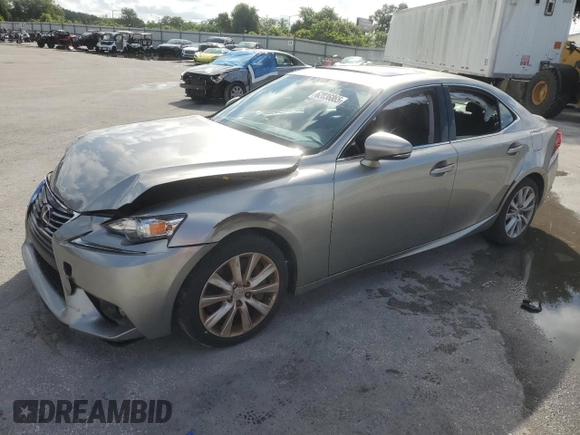 2016 Lexus IS 200t with VIN JTHBA1D28G5026283, listed as a Copart auction lot 62036865 with 69,638 mi miles and Salvage title. Bid and sale history available at DreamBid. Image 1.