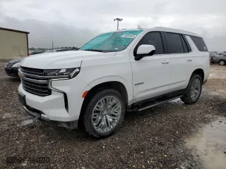 2023 Chevrolet Tahoe LT with VIN 1GNSKNKT3PR184810, listed as a Copart auction lot 58944924 with 27,958 mi miles and Salvage Title. Bid and sale history available at carsss.com. Image 1.