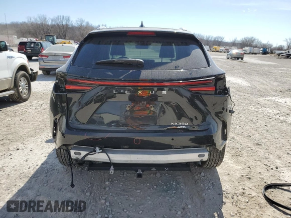 2023 Lexus NX with VIN 2T2HGCEZ5PC023454, listed as a Copart auction lot 45708884 with 20,724 mi miles. Bid and sale history available at carsss.com. Image 6.