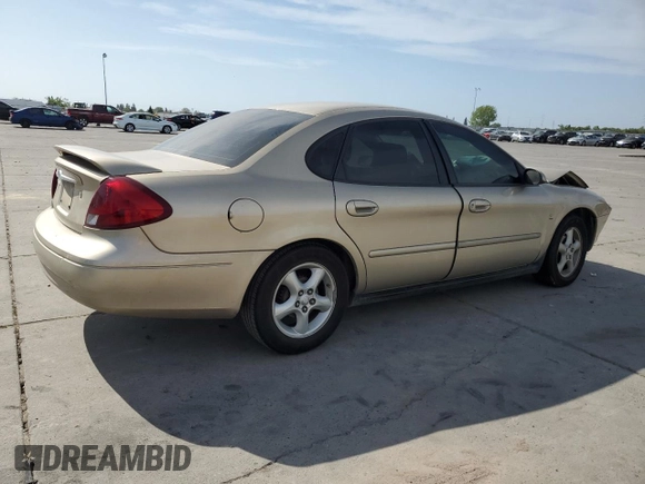 2000 Ford Taurus SES with VIN 1FAFP55S5YG260724, listed as a Copart auction lot 53583535 with Not Provided miles and Salvage Title. Bid and sale history available at DreamBid. Image 3.