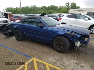 2007 Ford Mustang Deluxe with VIN 1ZVFT84N175273366, listed as a Copart auction lot 56422655 with 167,930 mi miles and Salvage title. Bid and sale history available at DreamBid. Image 4.