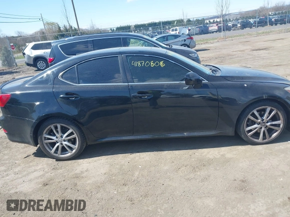 2007 Lexus IS 250 with VIN JTHBK262475047499, listed as a IAAI auction lot 41870608 with 66,114 mi miles. Bid and sale history available at carsss.com. Image 13.