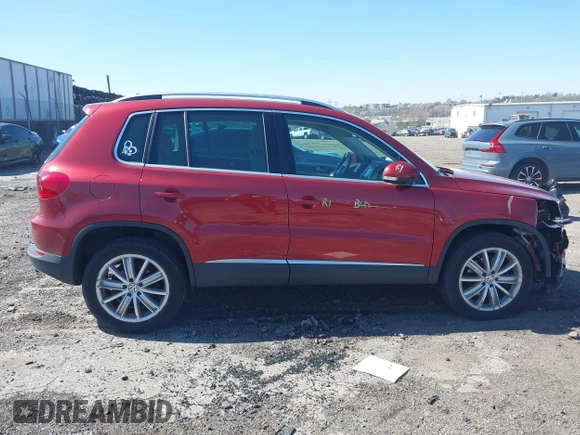 2016 Volkswagen Tiguan S with VIN WVGBV7AX4GW021564, listed as a IAAI auction lot 41995637 with 96,167 mi miles and . Bid and sale history available at DreamBid. Image 13.
