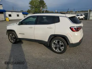 2020 Jeep Compass Limited with VIN 3C4NJCCB3LT142772, listed as a Copart auction lot 50570795 with 85,993 mi miles and Salvage Title. Bid and sale history available at DreamBid. Image 2.