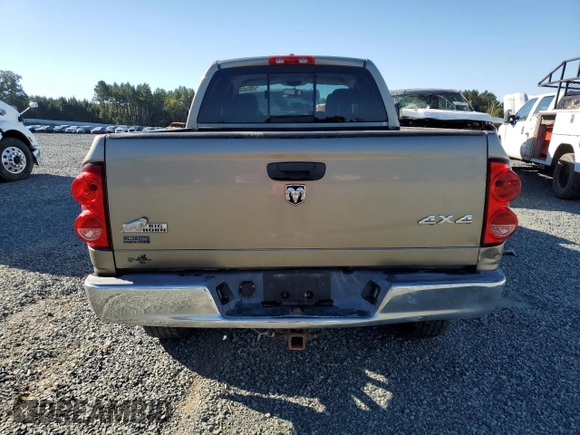 2008 Dodge Ram 3500 SLT with VIN 3D7MX38A18G102044, listed as a Copart auction lot 76742354 with 0 mi miles and Salvage Title. Bid and sale history available at carsss.com. Image 6.