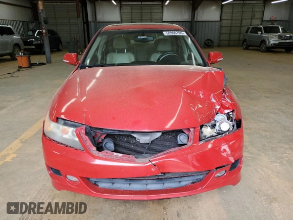 2006 Acura TSX with VIN JH4CL96876C019687, listed as a Copart auction lot 50869705 with 200,699 mi miles and Salvage Title. Bid and sale history available at carsss.com. Image 5.
