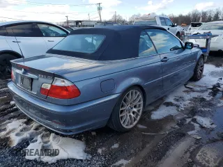 2002 BMW 3 Series 330Ci z VIN WBABS53462JU92414, wystawiony jako Copart lot #44362395 z przebiegiem 109 507 mil mil oraz Czysty tytuł • Clean title. Historia ofert i sprzedaży dostępna na DreamBid. Obrazek 3.