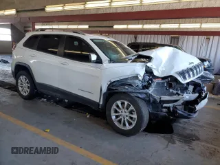 2021 Jeep Cherokee Latitude with VIN 1C4PJMCB5MD245357, listed as a Copart auction lot 45858495 with 52,187 mi miles and Salvage title. Bid and sale history available at DreamBid. Image 4.