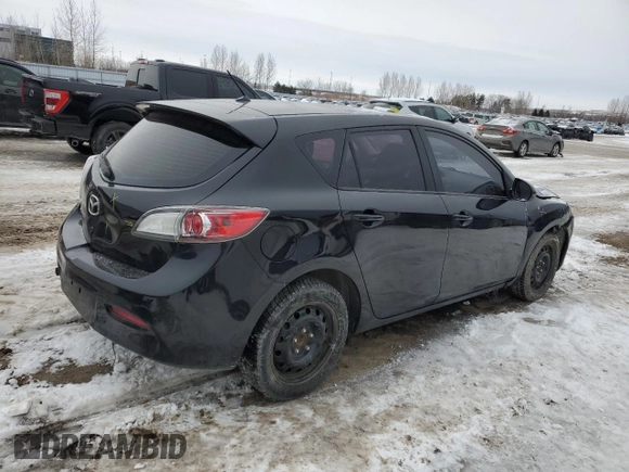 2013 Mazda 3 GX with VIN JM1BL1KF5D1820467, listed as a Copart auction lot 43338525 with 200,668 mi miles and Salvage Title. Bid and sale history available at carsss.com. Image 3.